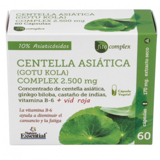 Centella Asiatica Complex 1000Mg 60comp Nature Essential