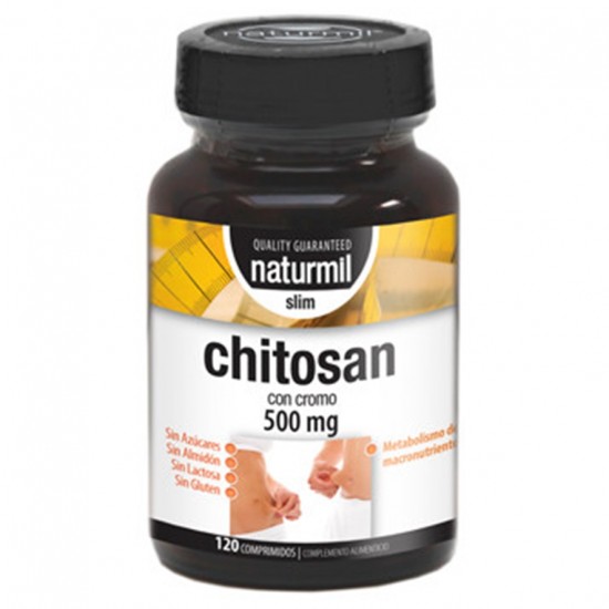Chitosan Slim Naturmil 500Mg Sin Gluten 120comp Dietmed