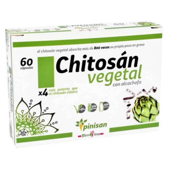 Chitosan Vegetal Sin Gluten 60caps Pinisan