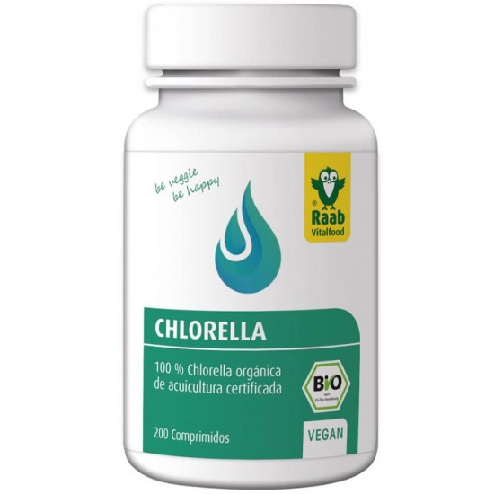 Chlorella 200 Tabletas Raab