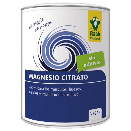 Citrato Magnesio Polvo Vegan 200g Raab