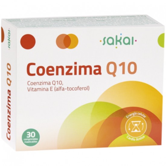 Coenzima Q10 Masticable 30 Comprimidos Sakai