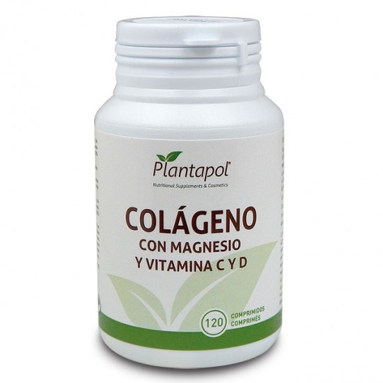 Colageno con Magnesio Vitamina C y D 120comp Planta-Pol