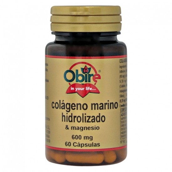 Colageno Hidrolizado Magnesio 60Cap Obire