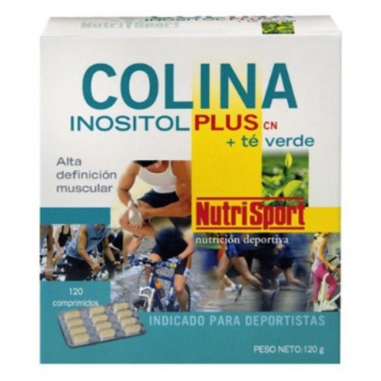 Colina Inositol Plus + Te Verde 120comp Nutri-Sport