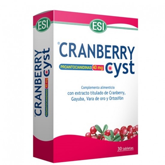 Cranberry Cyst Cistitis Sin Gluten Vegan 30comp Trepat-Diet-Esi