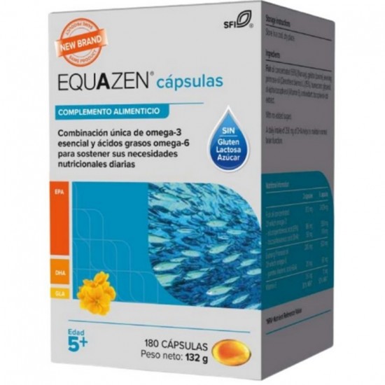 Equazen Omega 3 y 6 180caps Vitae