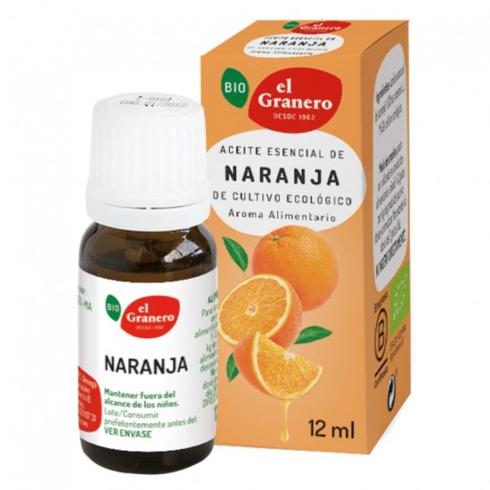 Esencia Naranja Bio 12ml El Granero Integral Esencia Naranja Bio 12ml El Granero Integral