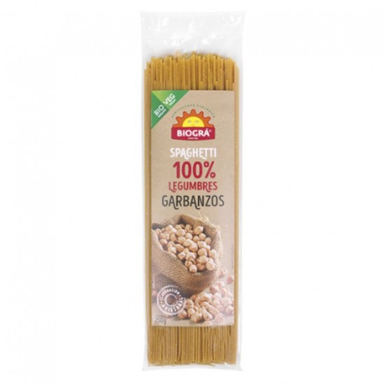 Espagueti de Garbanzos Bio Vegan 250g Biogra Espagueti de Garbanzos Bio Vegan 250g Biogra
