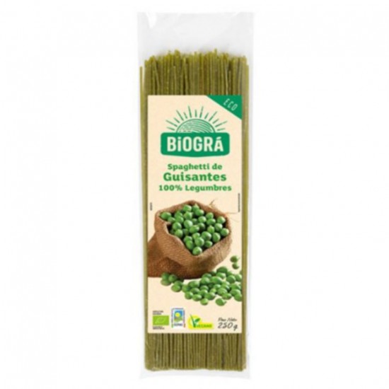 Espagueti de Guisantes Vegan Bio 250g Biogra Espagueti de Guisantes Vegan Bio 250g Biogra