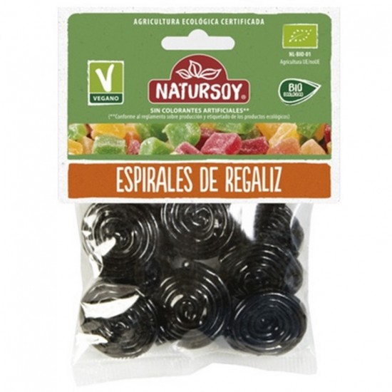 Espirales de Regaliz Bio Vegan 75g Natursoy Espirales de Regaliz Bio Vegan 75g Natursoy