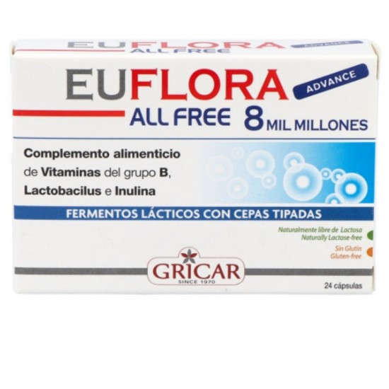 Euflora Advance All Free 24Capgricar | 24 Cápsulas