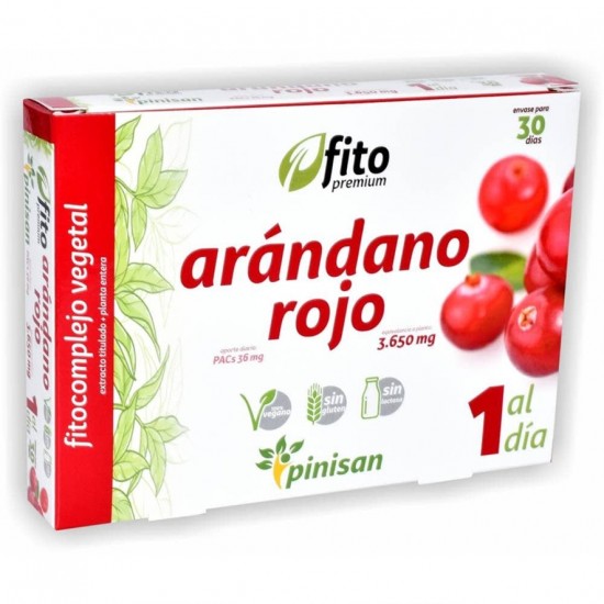 Fito Premium Arandano Rojo Sin Gluten Vegan 30caps Pinisan