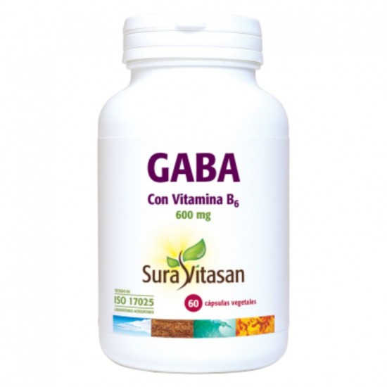Gaba Con Vitamina B6 60 Capsulas Sura Vitasan
