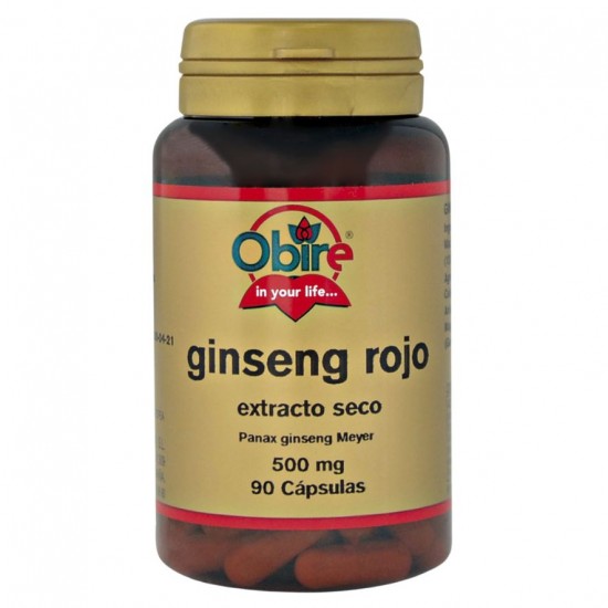 Ginseng Rojo 500Mg Obire | 90 Capsulas