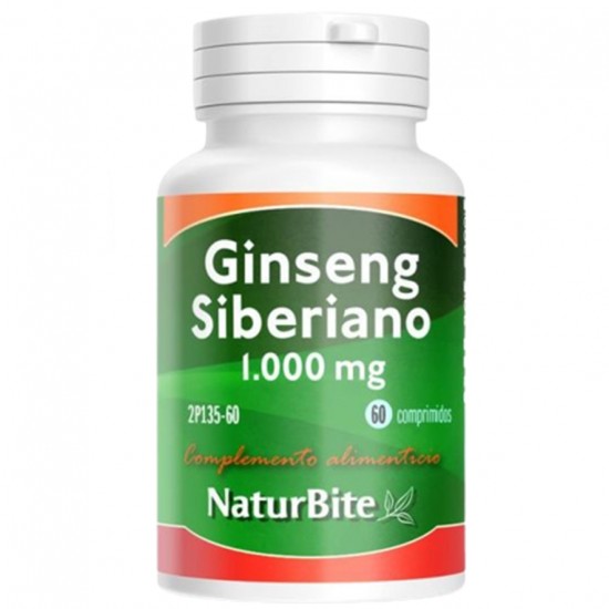 Ginseng Siberiano 1000Mg 60 Comprimidos Naturbite