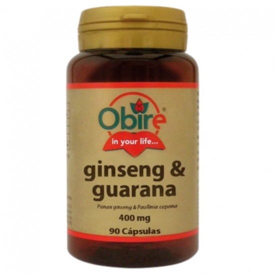 Ginseng y Guarana 400Mg 90caps Obire