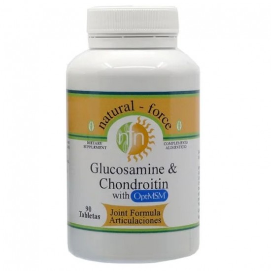 Glucosamina Condritina MSM 90caps Natural-Force