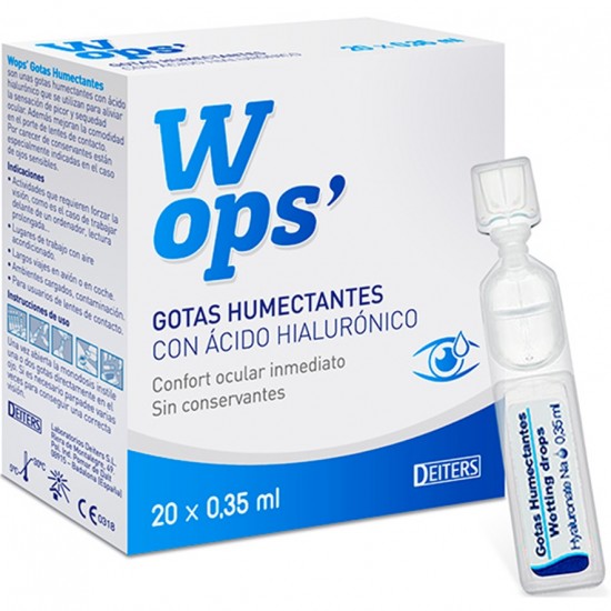Gotas Humectantes Wops Monodos 20X0,35 ml Deiters