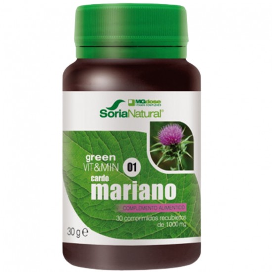 Green Vit&Min 01 Cardo Mariano 30cap Mgdose Soria Natural