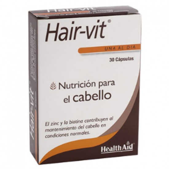 Hair-Vit Cuidado Cabello 30caps Health Aid Hair-Vit Cuidado Cabello 30caps Health Aid
