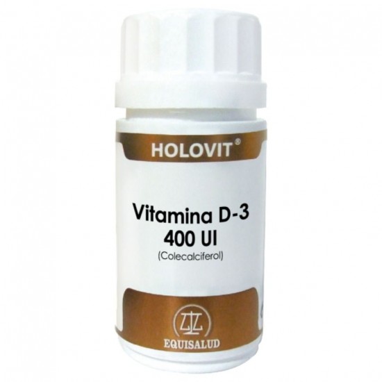 Holovit Vitamina D3 400 UI 50cap Equisalud