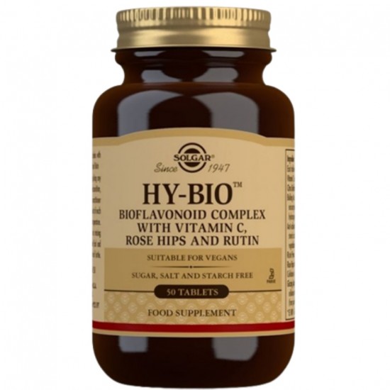 Hy-Bio 500Mg Bio Vegan Sin Gluten 50comp Solgar