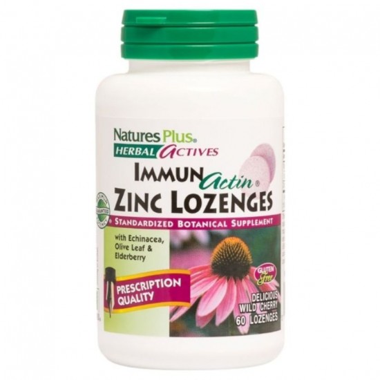 Immunactin Zinc Lozenges 60 Comprimidos Nature'S Plus