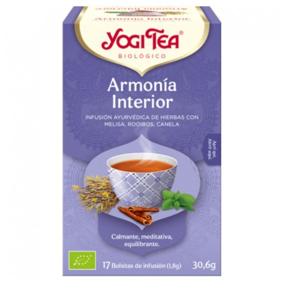 Infusion Armonia Interior Sin Gluten Bio Vegan 17inf Yogi Tea