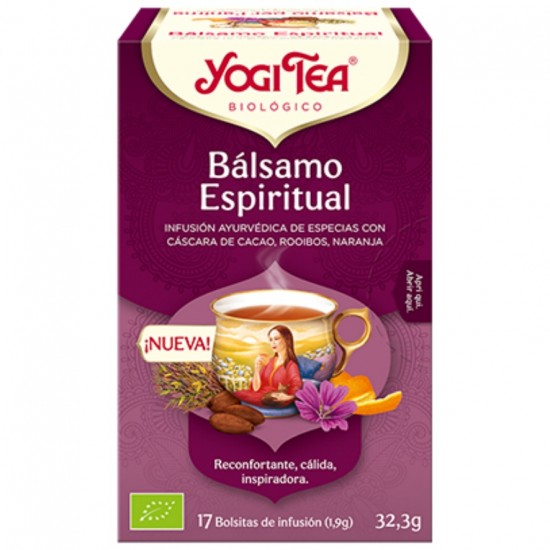 Infusion Balsamo Espiritual Sin Gluten Bio Vegan 17inf Yogi Tea