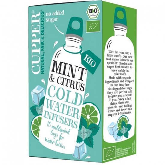 Infusion Fria con Menta y Citricos Eco 20inf Cupper Infusion Fria con Menta y Citricos Eco 20inf Cupper
