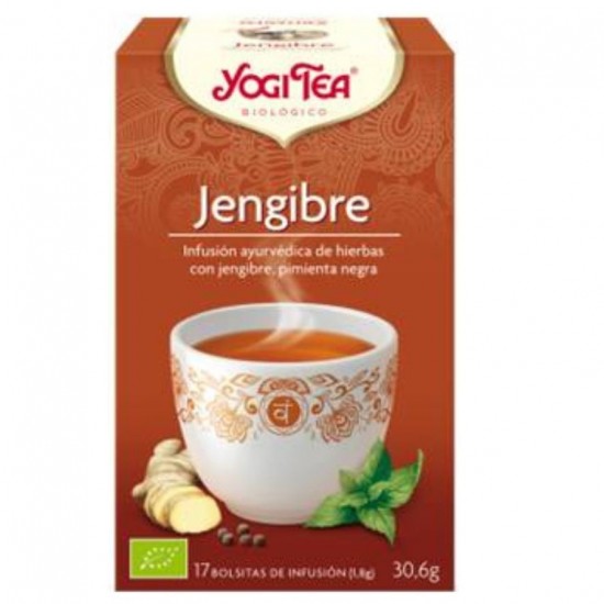 Infusion Jengibre Sin Gluten Bio Vegan 17inf Yogi Tea