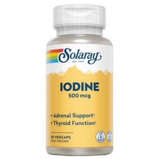 Iodine 500mcg 30caps Solaray