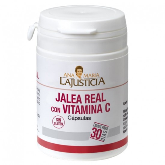 Jalea Real Con Vitamina C Sin Gluten 60Cap Ana Maria LaJusticia | 60 Cápsulas