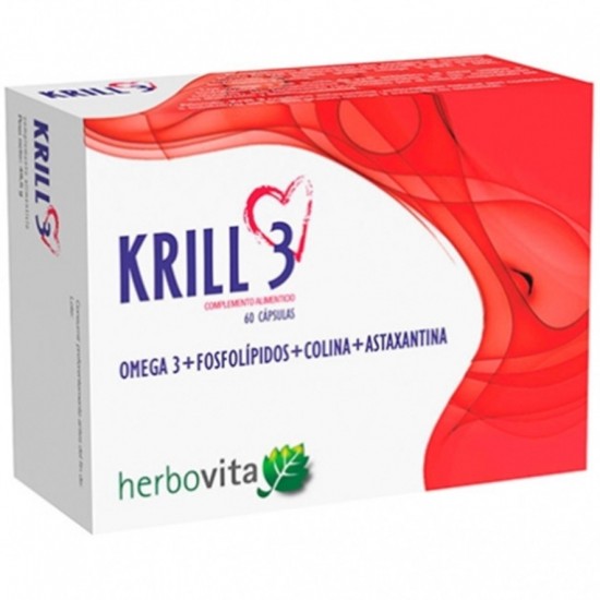 Krill-3 60 Perlas Herbovita
