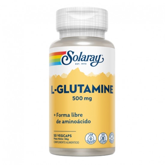 L-Glutamina 500Mg 50caps Solaray