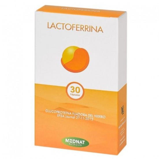 Lactoferrina 30 Capsulas Mednat Nutricion