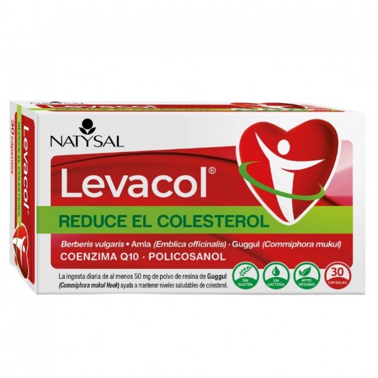 Levacol Vegan Sin Gluten 30caps Natysal