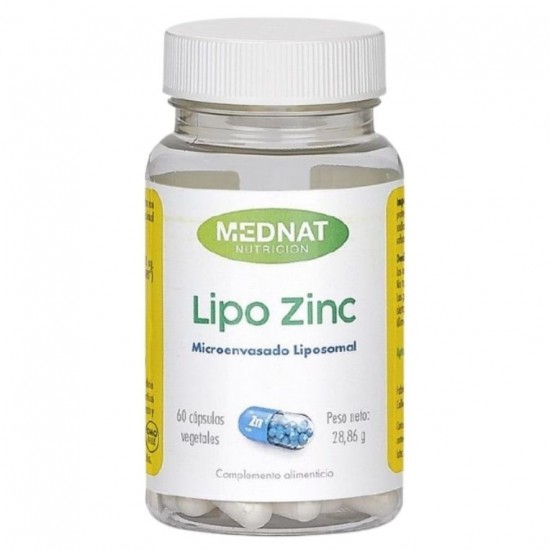 Lipo Zinc 60 Capsulas Mednat Nutricion