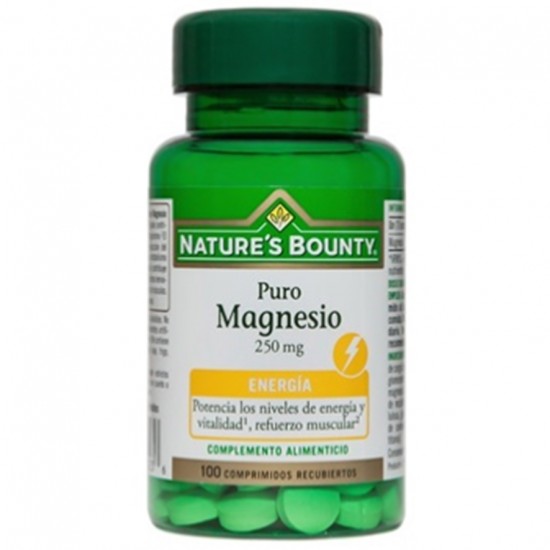 Magnesio 250Mg 100 Comprimidos Natures Bounty Magnesio 250Mg 100 Comprimidos Natures Bounty