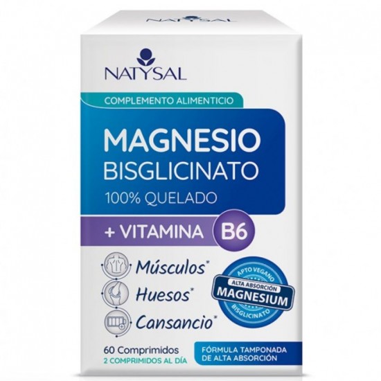 Magnesio Bisglicinato + Vitamina B6 Natysal