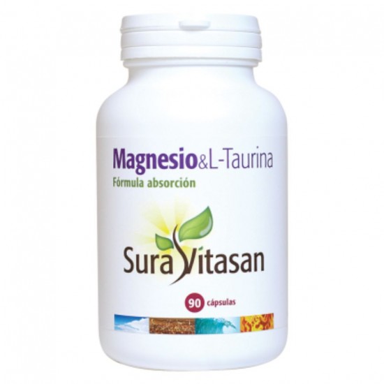 Magnesio & L-Taurina 90caps Sura Vitasan