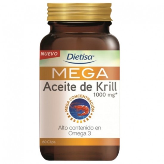 Mega Aceite de Krill 1000Mg 60caps Dietisa