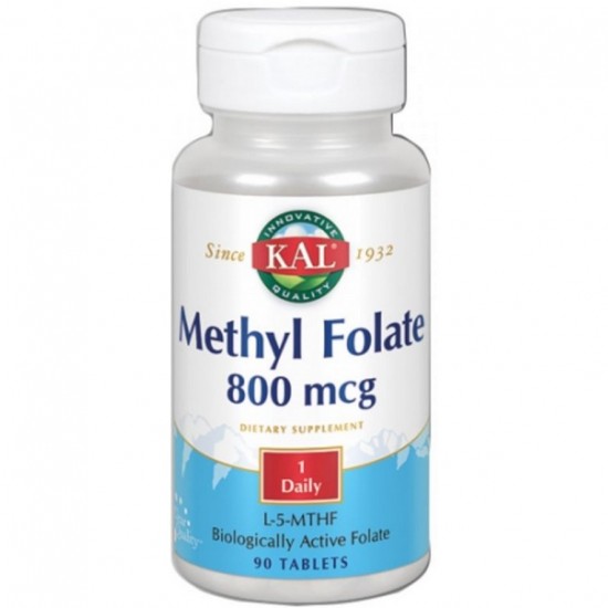 Methyl Folate 800mcg 90comp Kal