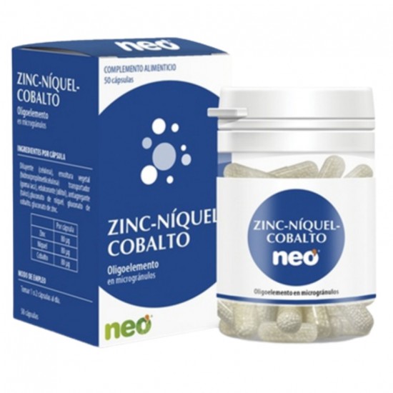 Microgranulos Zinc Niquel y Cobalto 50caps Neo