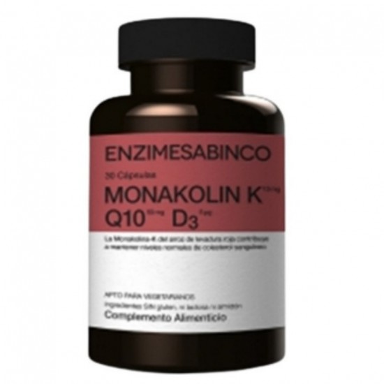 Monakolin-K Q10 Vitamina D3 Sin Gluten 30caps Sabinco Monakolin-K Q10 Vitamina D3 Sin Gluten 30caps Sabinco