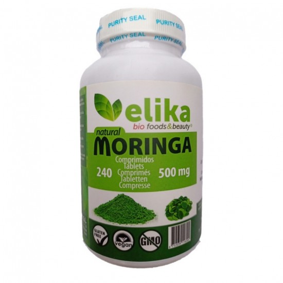 Moringa 500Mg Sin Gluten Vegan 240comp Elika Foods Moringa 500Mg Sin Gluten Vegan 240comp Elika Foods