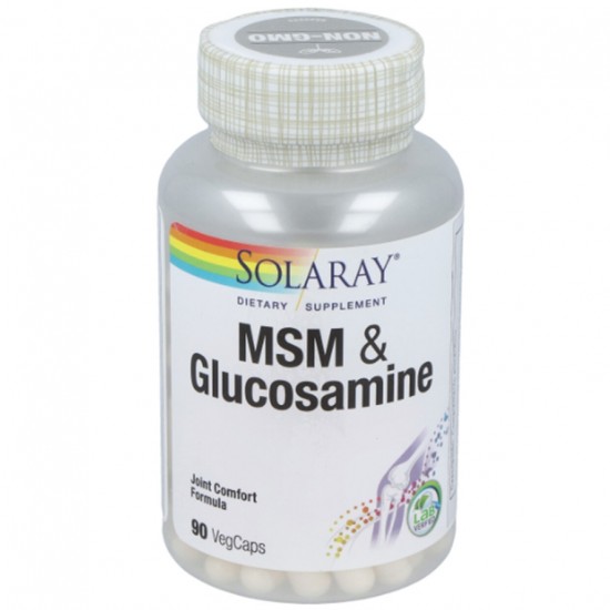 MSM Glucosamina 90caps Solaray