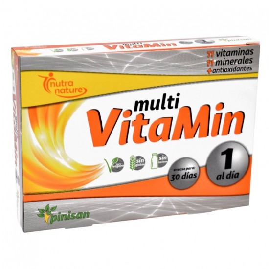 Multi Vitamin Vegan Sin Gluten 30caps Pinisan Multi Vitamin Vegan Sin Gluten 30caps Pinisan