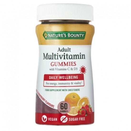 Multivitaminico Adultos Gummie Natures Bounty | 60 Gummies